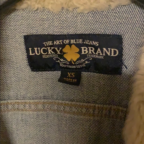Women’s Lucky Brand Tomboy Trucker Jean Jacket XS - Picture 3 of 4